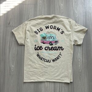 Big Worm's Ice Cream Friday Movie T-Shirt - Cream
